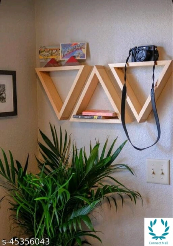 Unique Wall Shelves Material: Wooden  - LXBXH:16X15x15 inch, Wooden